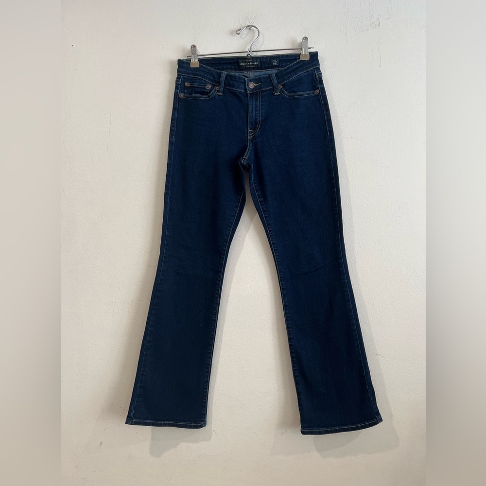 LUCKY BRAND BLUE JEANS BOOT CUT SIZE 8